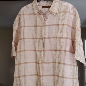 Cubavera linen shirt L